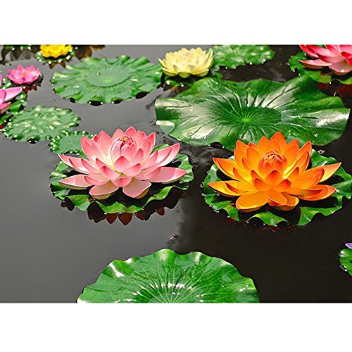image for Xianyong Artificial Lotus Leaf Floating Foam for Pond Pool Tank Artifi