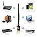 LESVIEO WiFi Adapter | USB Wireless Network Adapter 600Mbps Dual Band USB WiFi Antenna(2.4G/150Mbps+5G/433Mbps) for Desktop,Laptop, pc