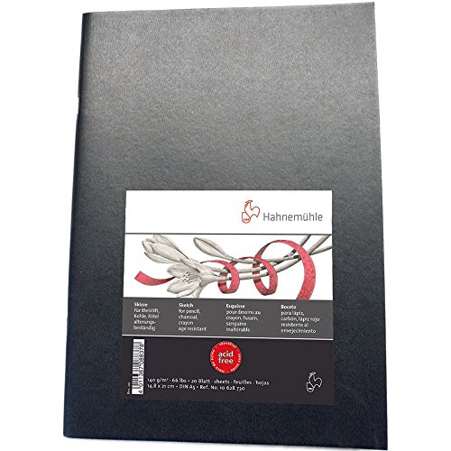 Hahnemuhle Black Sketch Booklet - 8.3