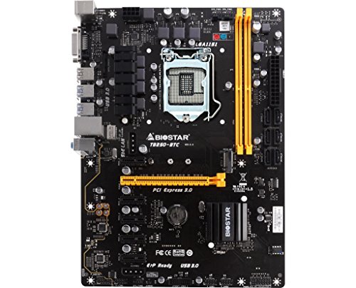 Biostar-Motherboard-TB250-BTC-Core-i7i5i3-LGA1151-Intel-B250-DDR4-SATA-PCI-Express-USB-ATX-Retail