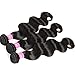VRBest Hair Brazilian Virgin Hair Body Wave 3 Bundles 100% Unprocessed Virgin Human Hair Weave Extensions Natural Color (100+/-5g)/pc