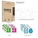 (Pack of 4) Tempered Glass Screen Protector for Garmin Vivoactive HR, Akwox [0.3mm 2.5D High Definition 9H] Premium Clear Screen Protective Film for Garmin Vivoactive HR