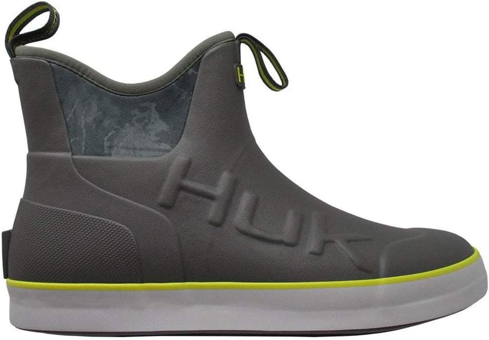 HUK Men's Rubber Waterproof Rogue Wave Mid Boots, Adult