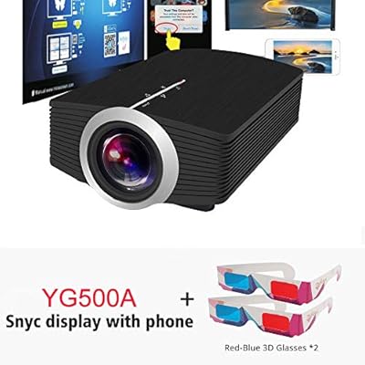 OSB STYLE Proyector Mini 1080P 1800 Lumen Proyector LCD portátil ...