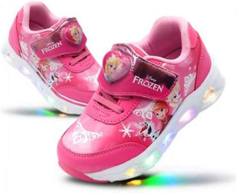 Joah Store Frozen Elsa Anna Girls LED Light