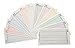 Cash Envelope System Budget Planner Wallet Organizer for Budgeting, Saving Money and Debt Relief, Durable with a Quick and Easy Open and Close Flap (12 Pack Assorted Colors)