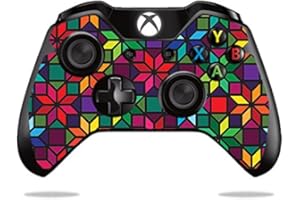 MightySkins Skin Compatible with Microsoft Xbox One or One S Controller - Stained Glass Window | Protective, Durable, and Uni
