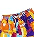 Men's Colorful Beach Shorts with Pockets Quick Dry Summer Colorful Boardshort Shorts Swim Trunks,XXXXL(Waist 36-38 inch),Color