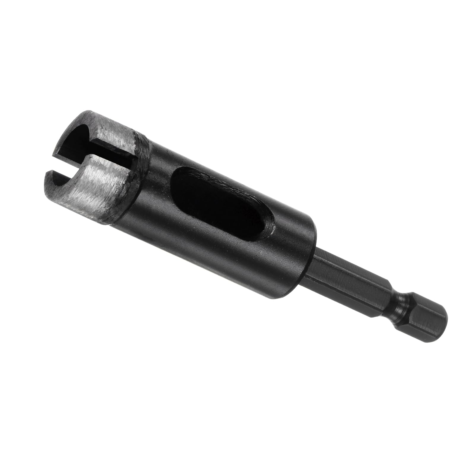 CoCud Diamond Core Drill Bit, 16mm Dia 1/4 Inch Hex Shank, Dry/Wet Hole Saws Black - (Applications: for Tiles Stones Marble Concrete), 1-Pieces