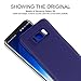 Humixx Samsung Galaxy S8 Case Thin Anti-scratch Support Wireless Charging Matte Finish Coating Anti-fingerprint High-end Dark Blue Samsung S8 Case Good Grip for Galaxy S8