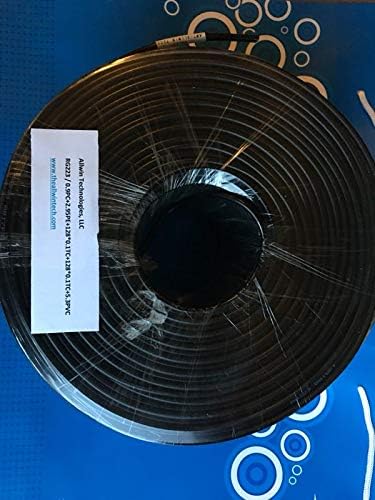 1000ft RG223 50 ohm Double Shielded Coaxial Cable Black PVC Jacket RG-223