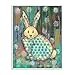 Stupell Home Décor Distressed Woodland Rabbit Canvas Wall Art, 10 x 15, Multi-Color