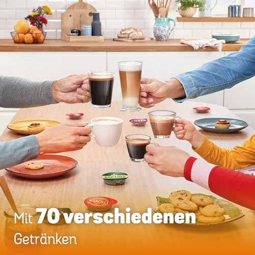 Tassimo Style friendly Kapselmaschine TAS112E, über 70 Getränke, geeignet für alle Tassen, vollautomatisch, nachhaltig, platzsparend, 1400 W, schwarz