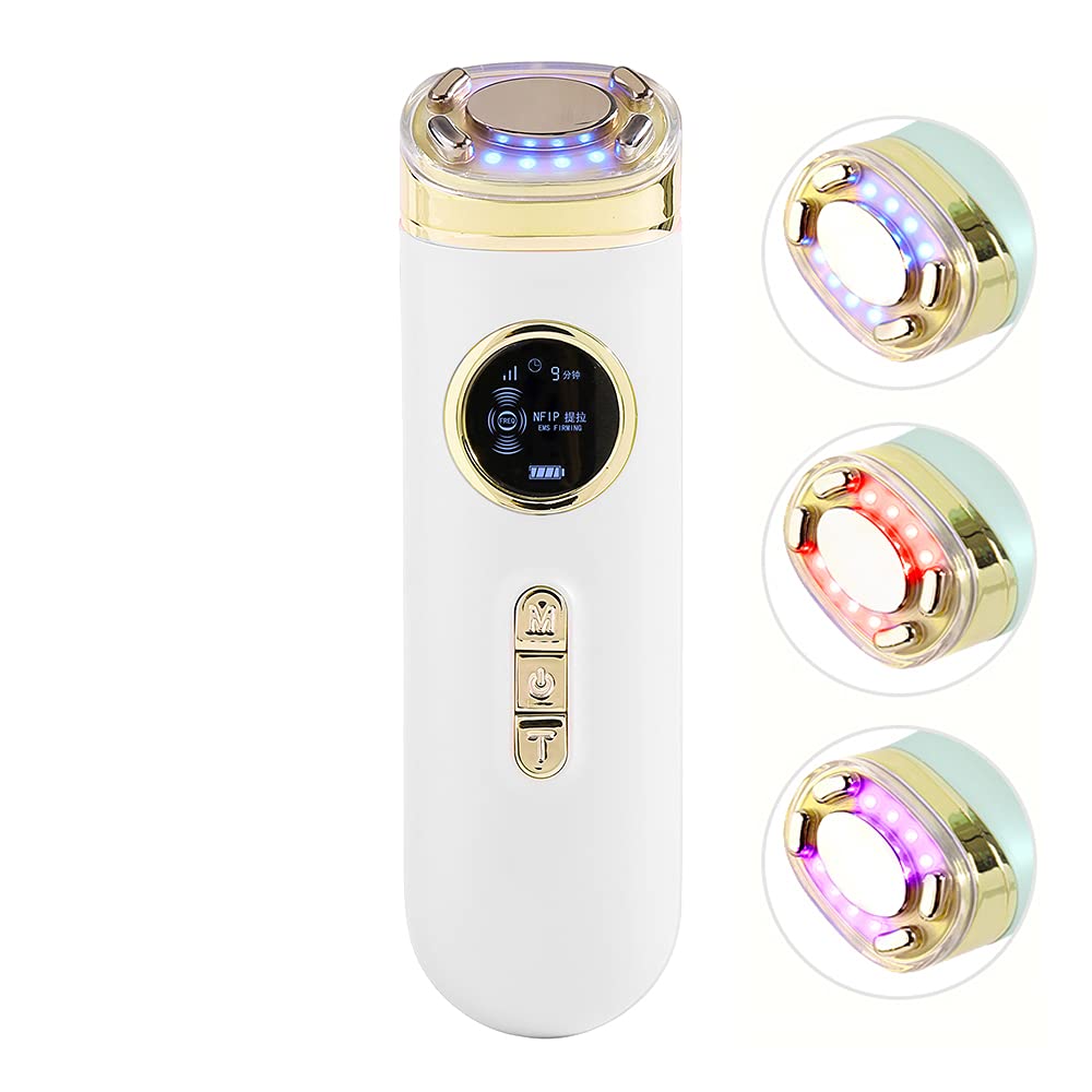 Face Machine for Women Hot Massage for Chin Home Use with USB Rechargeable 4 in 1 Facial Massager: Beauty