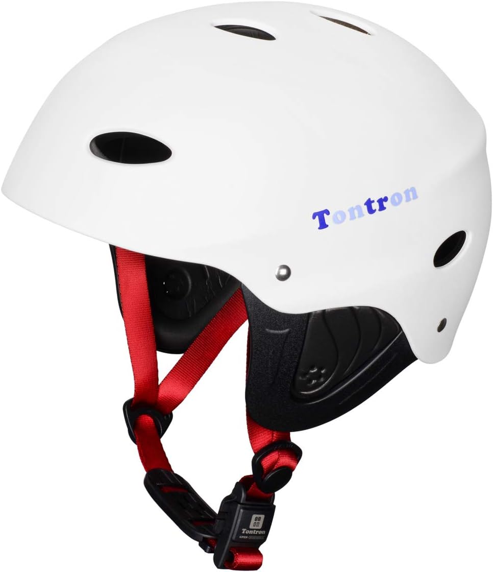 Tontron Adult Whitewater Kayaking Wakeboarding Helmet with