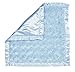 Bearington Baby Swirly Snuggle Blanket (Blue) 28.5
