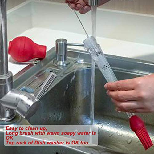 Myswift Baster Set Turkey baster with silicone bulb Stainless steel