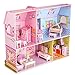 ZValueDesign DIY 3D Puzzle,Dollhouse Kits with Furniture, Kids House 3D Jigsaw Puzzle Toys, Princess Castle Building DIY Game (92 Pieces)