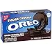 OREO Dark Chocolate Fudge Covered Sandwich Cookies, Dark Chocolate Flavored Creme, 1 Pack (9.9 oz.)