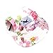 Pet Dog Hats for Small Size Dogs Cideros Visor Design Fashion Dogs Baseball Sun Hats Sport Cap with Ear Holes and Chin Strap - Size S (Flowers)