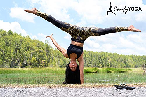 Comfy-Yoga-Pants-Workout-Capris-High-Waist-Workout-Leggings-for-Women-Lightweight-Printed-Yoga-Legging