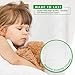 LINKYO Toddler Pillow - Hypoallergenic 100% Non-GMO Cotton Cover (12