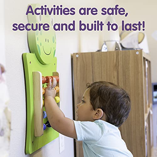 LEARNING ADVANTAGE Frog Activity Wall Panel Toddler Activity Center
