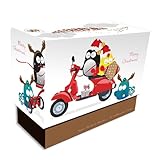 UFF Boxed Christmas Cards - Wheels