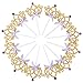24 Packs Glitter Purple Diamond Gold Cupcake Topper Crown Princess Purple Bow Cake Dessert Birthday Anniversary Decoration