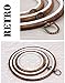 Embroidery Hoops Cross Stitch Hoop Ring Imitated Wood Circle Set Display Frame For Art Craft Handy Sewing and Hanging-3 Pcs