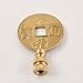Solid Brass Coin Finial from The Qing Dynasty 1875-1908