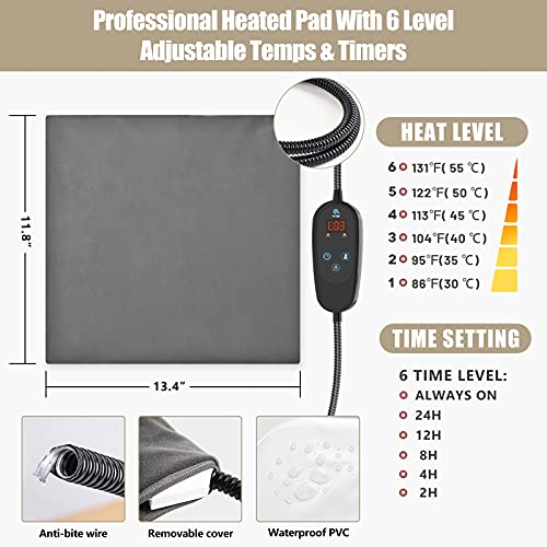 Heated Cat Houses for Outdoor Cats, PETNF Weatherproof Feral Cat House