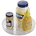MetroDecor Lazy Susan Regular Turntable Spice Organizer - Clear