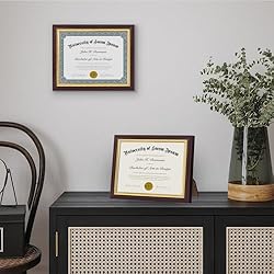 Americanflat Ornate 8.5x11 Diploma Frame in