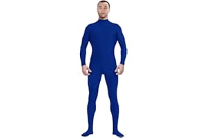 Aniler Men's and Women's Spandex Zentai Costume Bodysuit Stretch Halloween Unitard Party Cosplay Body Suit