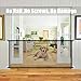 Magic Gate for Dogs,Baby Safety Gates Pet Safety Gate,Portable Folding Safe Guard Install Anywhere Keep Your Baby and Pets Away from Kitchen and Outdoor,43.3