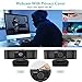 HD Webcam 1080p With Privacy Shutter, Pro Streaming Web Camera With Dual Microphone External USB Computer Camera for PC Laptop Desktop Mac Video Calling, Conferencing Skype Xbox One YouTube OBS
