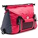 Aqua Quest White Water Duffel - 100% Waterproof 50 L Bag - Lightweight, Durable, External Pockets - Red