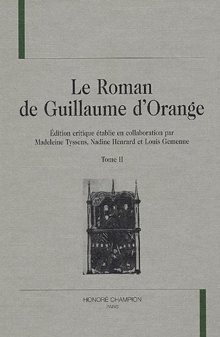 Le  roman de Guillaume d'Orange