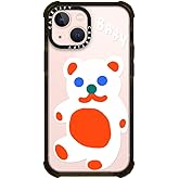 CASETiFY Ultra Impact iPhone 13 Mini Case [9.8ft Drop Protection] - Baby Bear by Katie Benn - Clear Black