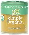 Simply Organic Turmeric Root Ground Certified Organic, 0.53-Ounce Containers (Pack of 6)