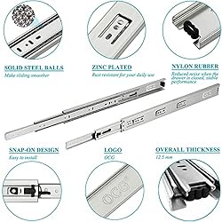 OCG Drawer Slides 18 Inch，Full Extension
