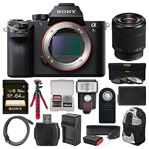 UPC 689466823615, Sony Alpha A7S II 4K Wi-Fi Digital Camera Body with FE 28-70mm Lens + 64GB Card + Backpack + Flash + Battery &amp; Charger + Tripod + Kit