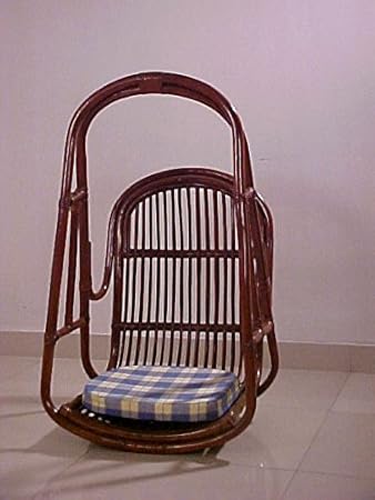 Cane World Swing Chair (Beige & Brown)