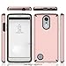 Gotd Protective Case Cover for LG Aristo LV3 V3 MS210 LG M210 LG MS210 (Rose Gold)