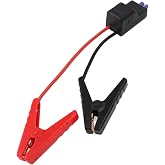 Bewinner EC5 Starter Replacement Cable 10AWG Wire Clips to EC5 Connector Car Battery Jumper Emergency Cable with Digital Display, 12V 650A