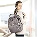 Land Baby Diaper Bag Backpack - Multi-Function Waterproof Maternity Travel Nappy Bags for Baby Care - Large Capacity, Durable and Stylish (Grey)
