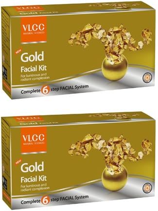 2 x VLCC Natural Sciences Gold Facial Kit- Pack of 2