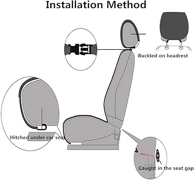 Sitzbezuge Auflagen Honcenmax Auto Vordersitzbezug Kissen Atmungsaktiv Rutschfest Ruckenpolster Autositz Schutz Lkw Universal Fit Fur Die Meisten Autos Suv Oder Van Auto Motorrad Guiadejericoacoara Com Br