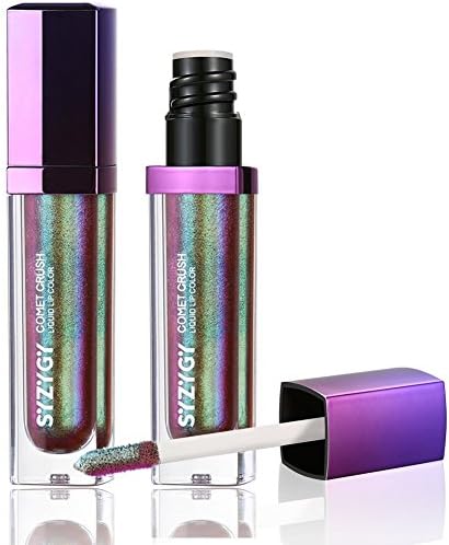 SYZYGY Liquid Lipstick, Long Lasting Lip Color, Shining Duo-chrome Lip Lacquer, Highly Pigmented Lip Gloss, Shimmer Iridescent Glitter Lip makeup, Chatoyant Stone